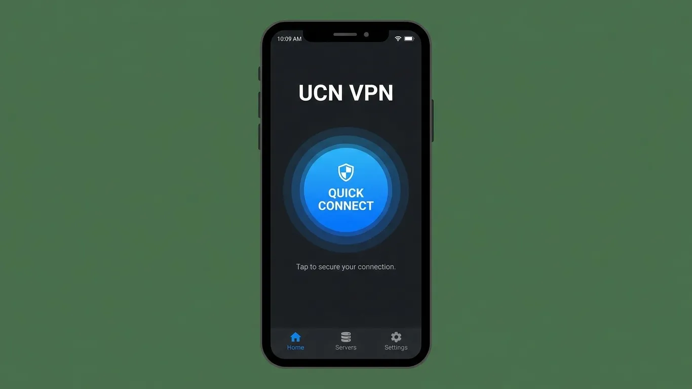 UCN VPN app quick connect